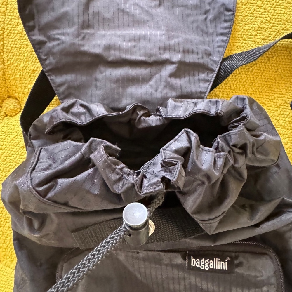 Baggallini Black Foldable Backpack - image 2